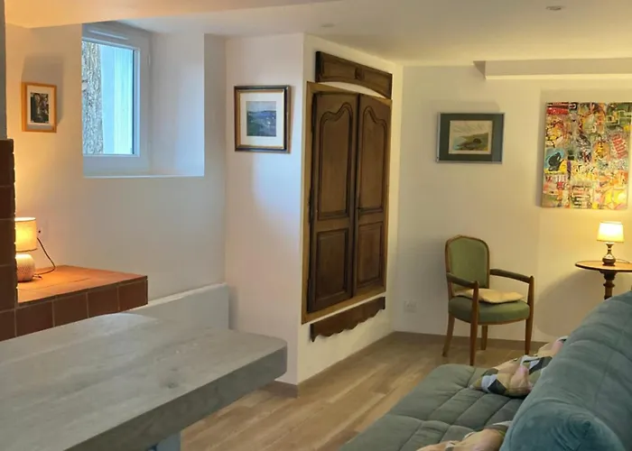 Avec Vue Sur Le Chateau De Montsegur *